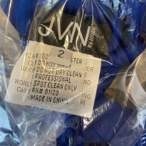 Blue backless Jovani dress